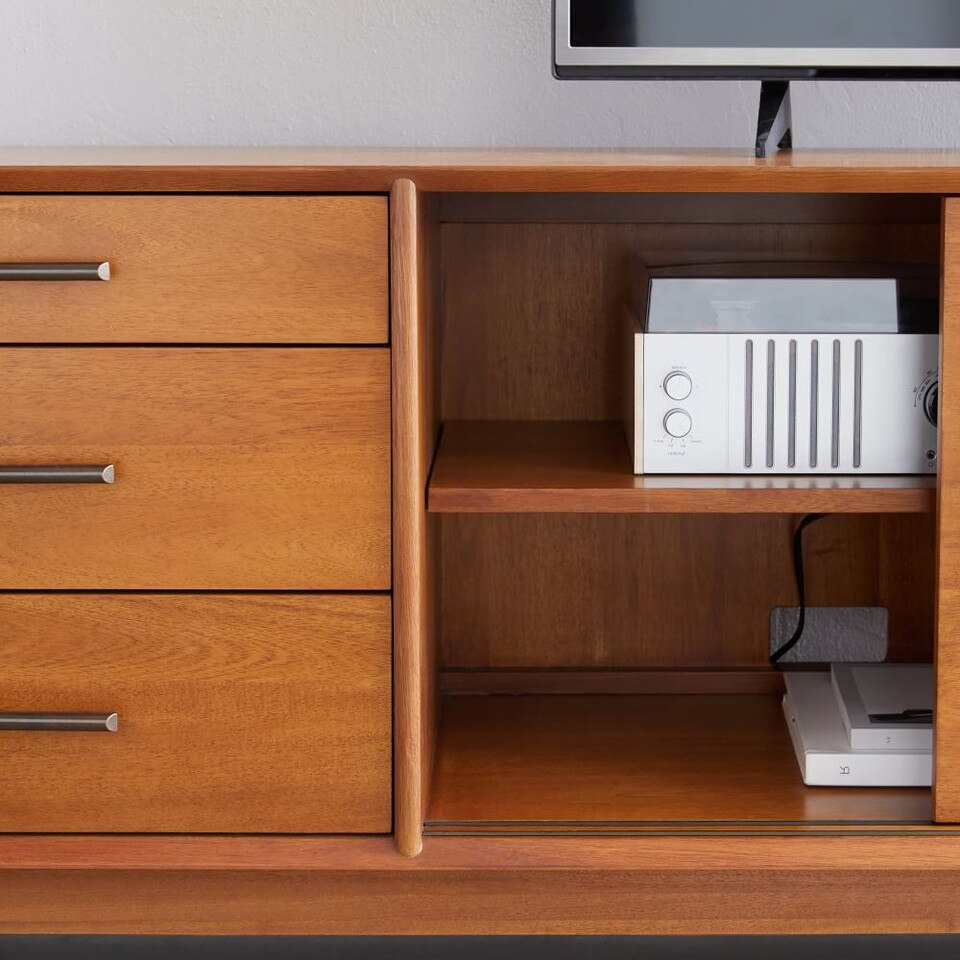 MidCentury Media Console (244 cm) West Elm UK